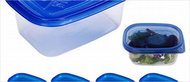 Microwavable meal prep containers